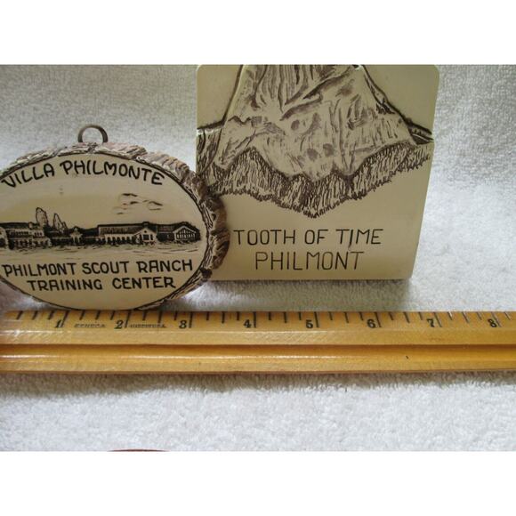 Philmont belt & buckle, Cimarron, N.Mexico, Philmont scout ranch, tooth/Philmont - Picture 10 of 10
